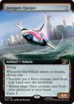 Avengers Quinjet (extended art) - Marvel Super Heroes Commander Varianten