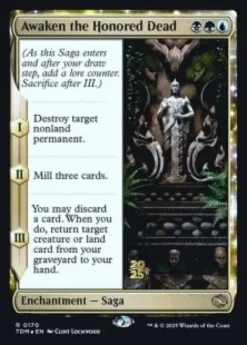 Awaken the Honored Dead (foil) - Tarkir: Dragonstorm Prerelease Promo's