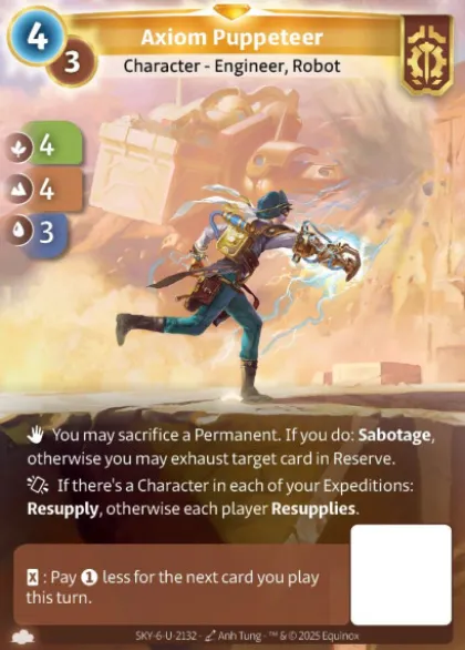 Axiom Puppeteer (U-2132) - skybound unique