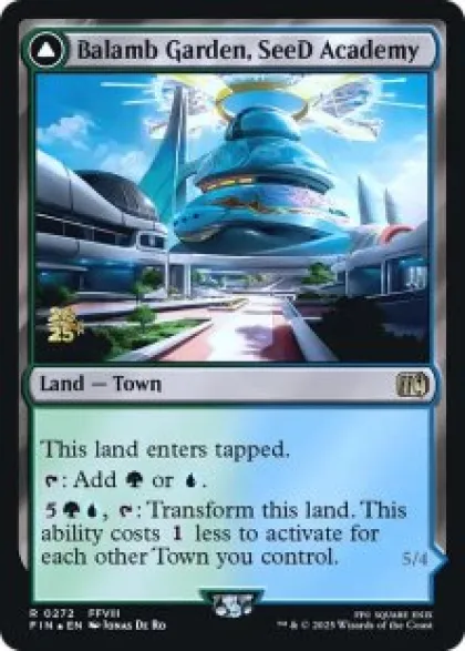 Balamb Garden, SeeD Academy (foil) - Final Fantasy Prerelease Promo's