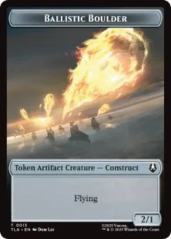 Ballistic Boulder token (2/1) - Avatar: The Last Airbender