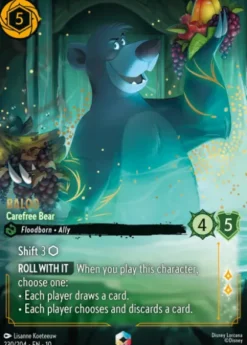 Baloo, Carefree Bear (foil) (borderless) - Whispers in the Well