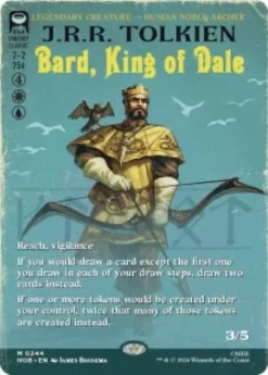 Bard, King of Dale (#244) (foil) (borderless) - The Hobbit Varianten