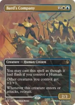 Bard's Company (foil) (borderless) - The Hobbit Varianten