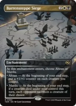 Barrensteppe Siege (borderless) - Tarkir: Dragonstorm Varianten