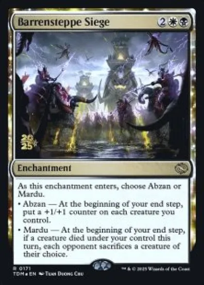 Barrensteppe Siege (foil) - Tarkir: Dragonstorm Prerelease Promo's