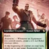 Barret, Avalanche Leader (#166) (foil) (extended art) - Final Fantasy Commander Varianten