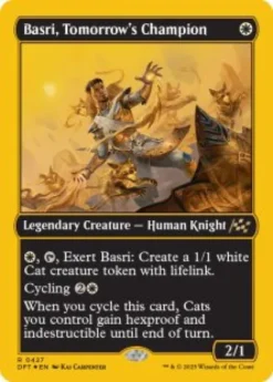 Basri, Tomorrow's Champion (#427) (first-place foil) - Aetherdrift First-Place Box Toppers