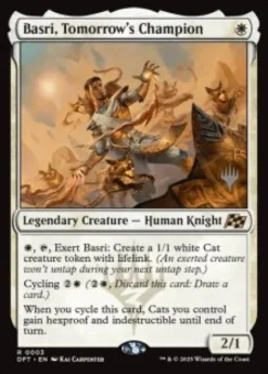 Basri, Tomorrow's Champion (foil) - Aetherdrift Planeswalker Stamped