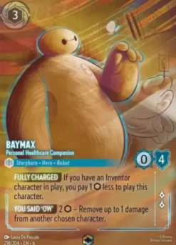 Baymax, Personal Healthcare Companion (foil) (borderless) - Azurite Sea