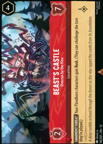 Beast's Castle, Overrun by the Vine (foil) - Attack of the Vine