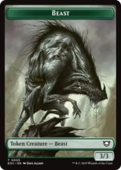 Beast token (#5) (3/3) - Edge of Eternities Commander