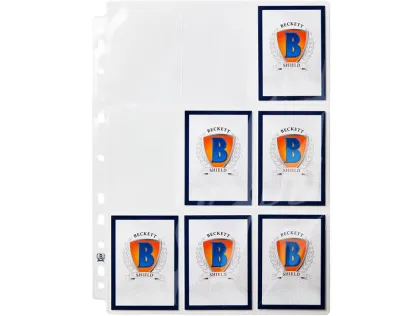 Beckett Shield - 9 Pocket Pages Top Loading: Clear (100 stuks)