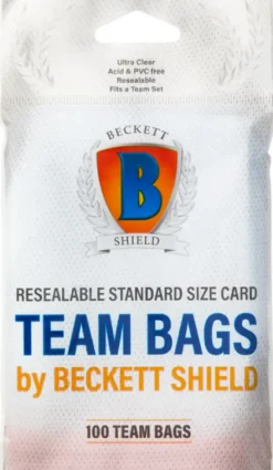 Beckett Shield - Resealable Team Bags (100 stuks)