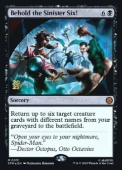 Behold the Sinister Six! (foil) - Marvel's Spider-Man Prerelease Promo's