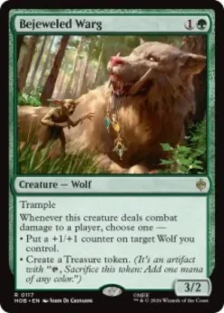 Bejeweled Warg (foil) - The Hobbit