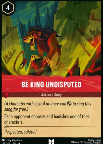 Be King Undisputed (foil) - Fabled