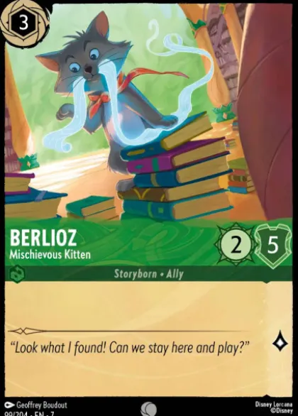 Berlioz, Mischievous Kitten - Archazia's island