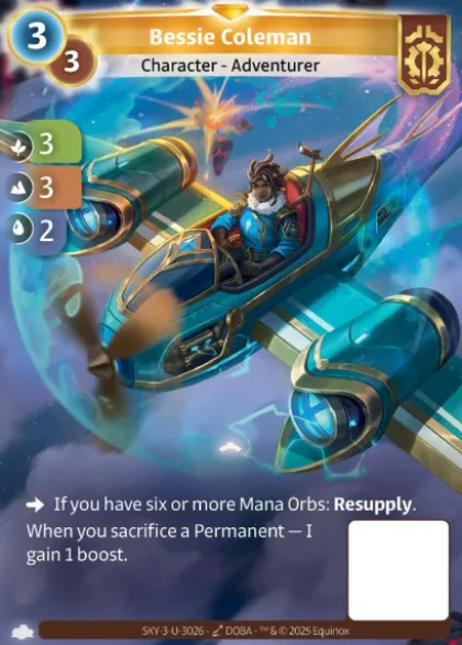 Bessie Coleman (U-3026) - skybound unique