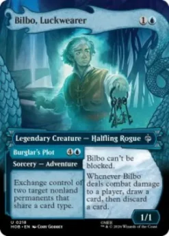 Bilbo, Luckwearer (#218) (foil) (borderless) - The Hobbit Varianten