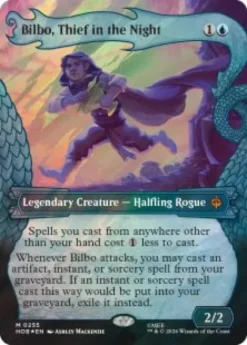 Bilbo, Thief in the Night (#255) (surge foil) (borderless) - The Hobbit Varianten