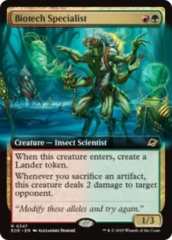 Biotech Specialist (foil) (extended art) - Edge of Eternities Varianten