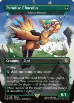 Birds of Paradise (foil) (borderless) - Final Fantasy Promo's