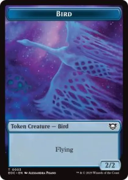 Bird token (foil) (2/2) - Edge of Eternities Commander