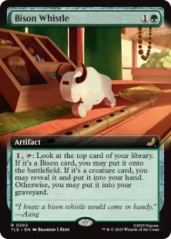 Bison Whistle (foil) (extended art) - Avatar: The Last Airbender Eternal Varianten