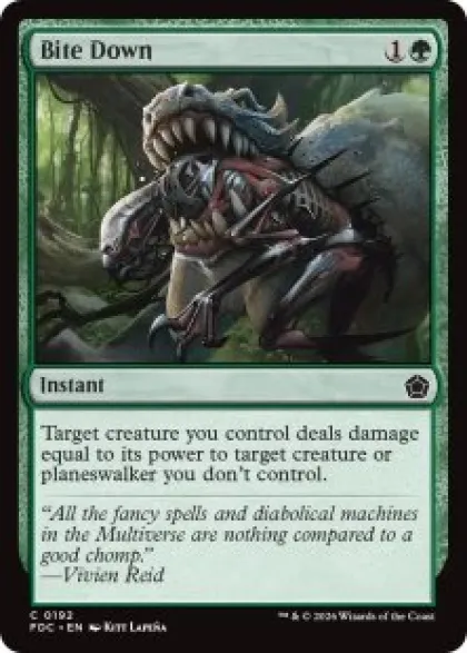 Bite Down - Foundations Commander Decks
