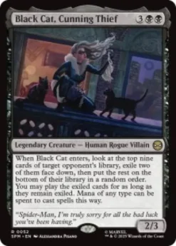 Black Cat, Cunning Thief (foil) - Marvel's Spider-Man