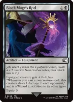 Black Mage's Rod (foil) - Final Fantasy