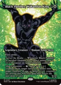 Black Panther, Wakandan King (#87) (borderless) - Marvel