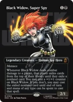 Black Widow, Super Spy (#364) (borderless) - Marvel Super Heroes Varianten