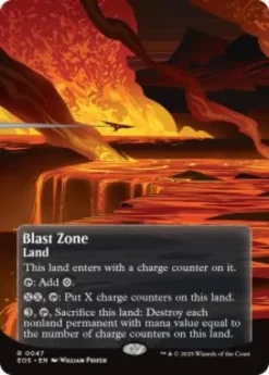 Blast Zone (#47) (borderless) - Edge of Eternities Stellar Sights