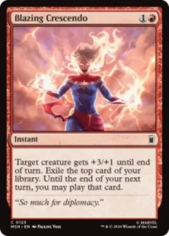 Blazing Crescendo (foil) - Marvel Super Heroes