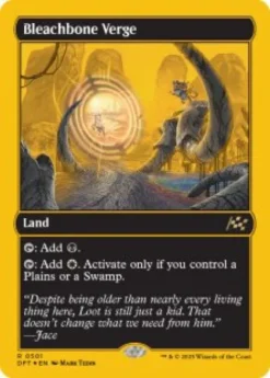 Bleachbone Verge (#501) (first-place foil) - Aetherdrift First-Place Box Toppers