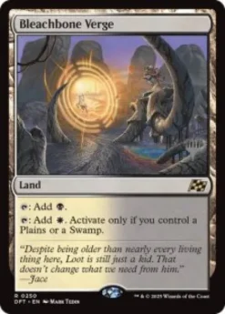 Bleachbone Verge (foil) - Aetherdrift Planeswalker Stamped