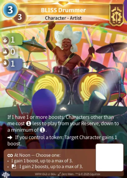 BLISS Drummer (U-864) - Altered Unique whispers