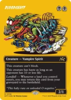 Bloodghast (#536) (first-place foil) (borderless) - Aetherdrift First-Place Box Toppers