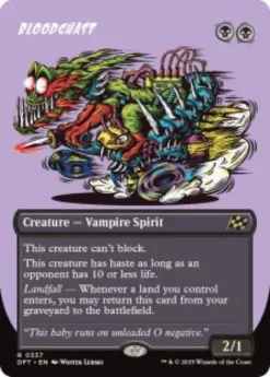 Bloodghast (#337) (foil) (borderless) - Aetherdrift Varianten
