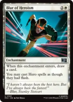 Blur of Heroism (foil) - Marvel Super Heroes Commander