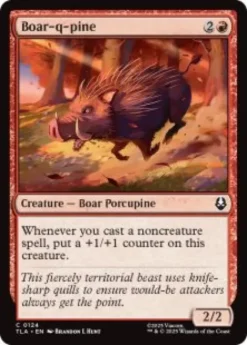 Boar-q-pine (foil) - Avatar: The Last Airbender