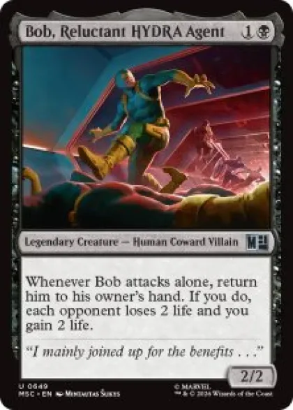 Bob, Reluctant HYDRA Agent - Marvel Super Heroes Commander