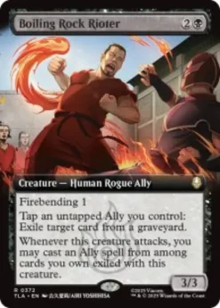Boiling Rock Rioter (extended art) - Avatar: The Last Airbender Varianten
