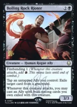 Boiling Rock Rioter (foil) - Avatar: The Last Airbender Prerelease Promo's