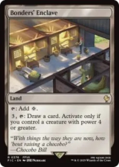 Bonders' Enclave (surge foil) - Final Fantasy Commander