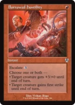 Borrowed Hostility (foil) (showcase) - Innistrad Remastered Varianten