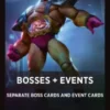 Bosses + Events Front Card - Teenage Mutant Ninja Turtles Eternal-Legal