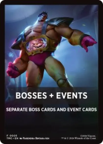 Bosses + Events Front Card - Teenage Mutant Ninja Turtles Eternal-Legal